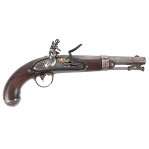 US Model 1836 Flintlock Pistol, Dated 1842, A FINE EXAMPLE Inventory Thumbnail