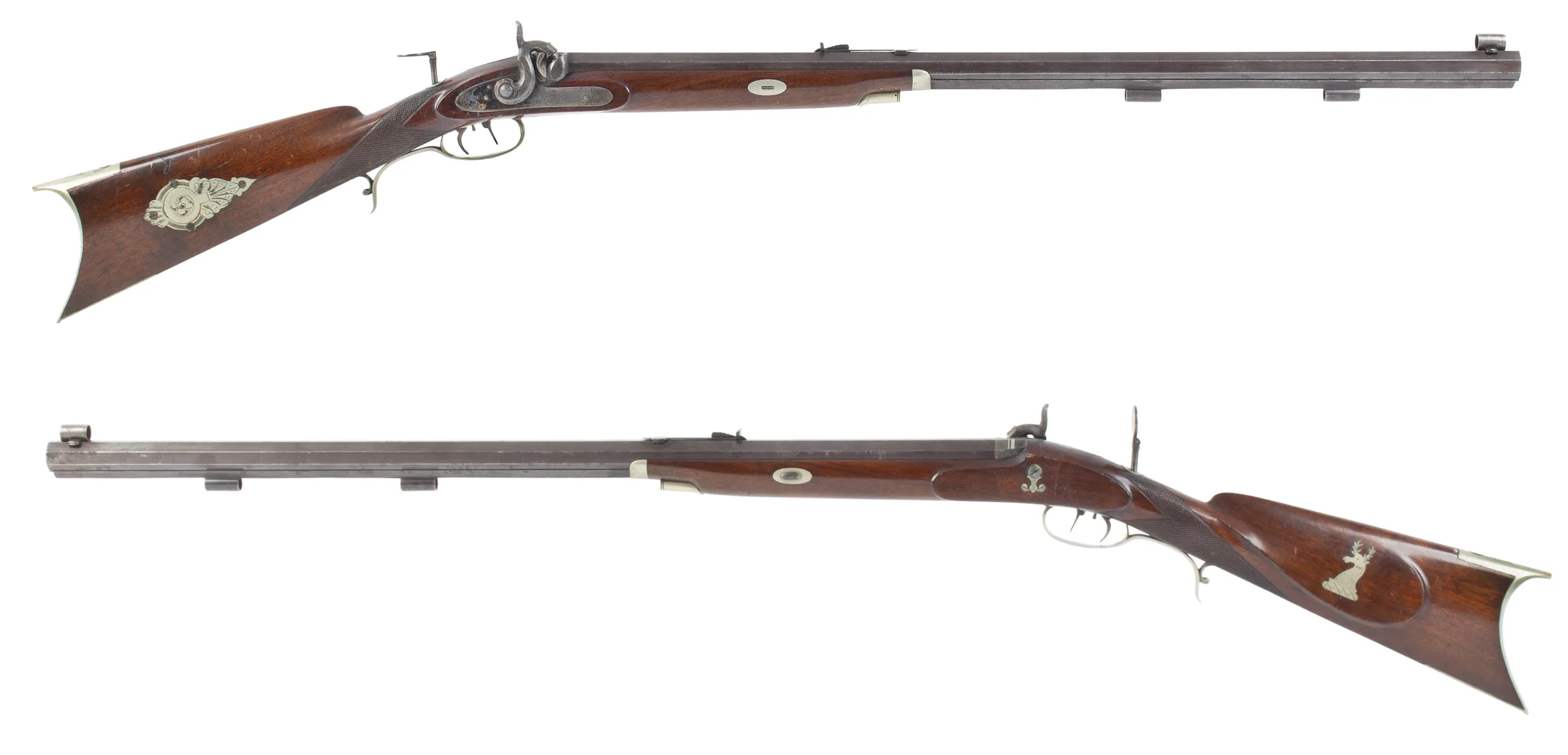 Henry Wilkinson, Half Stock Percussion Sporting Rifle, Finely Engraved