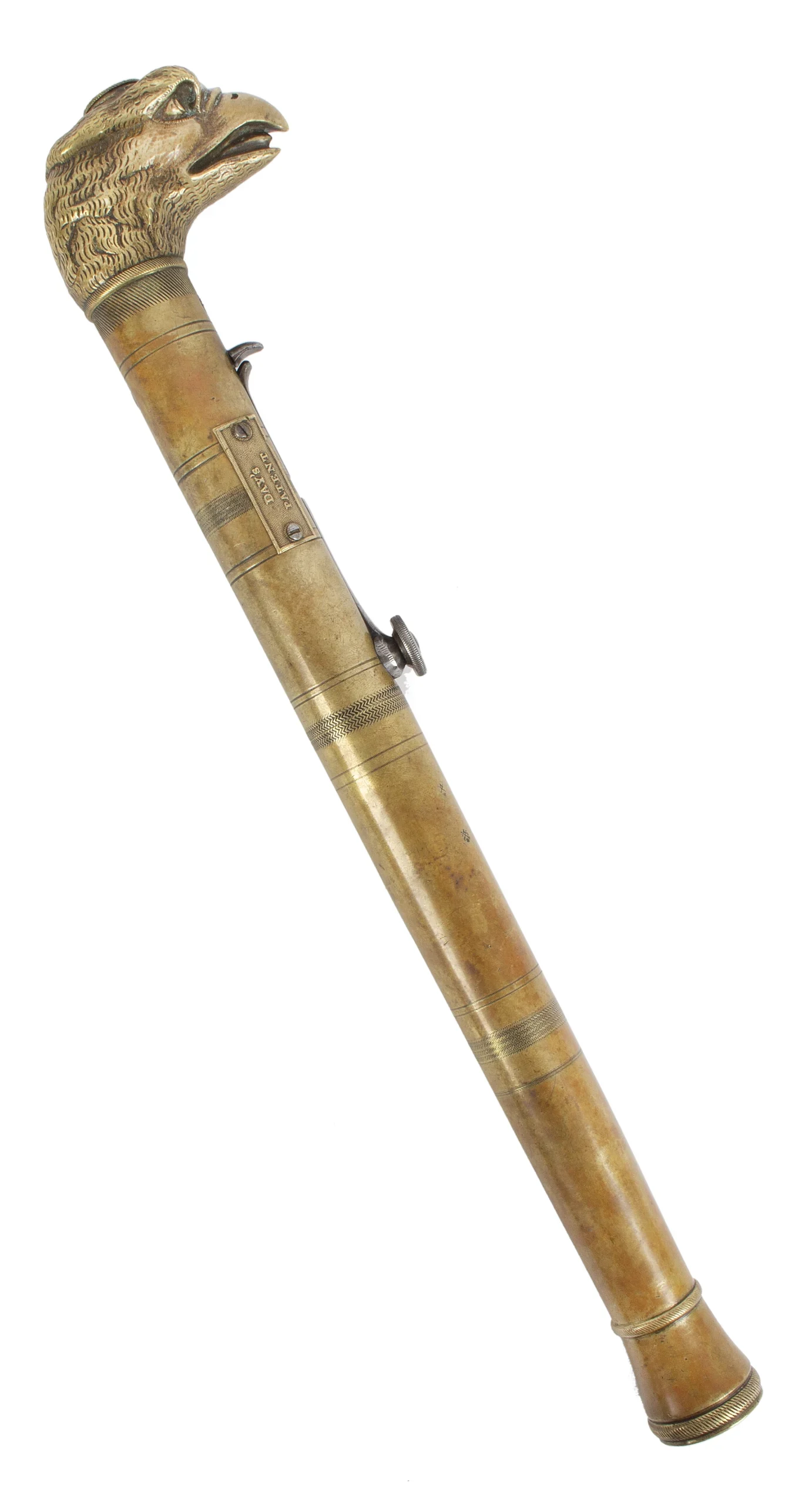 Rare Day’s Patent Underhammer Percussion Truncheon Pistol