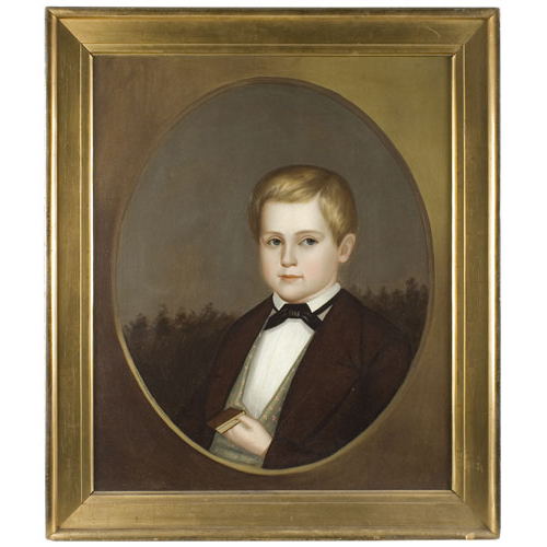 Horace Bundy, Portrait of young Boy Holding Book