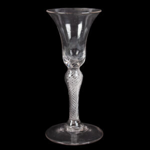 English Georgian Opaque Central Twist Wine Glass Inventory Thumbnail