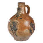 843-620_1_German-Salt-Glazed-Stoneware-Bellarmine-Jug-with-Cobalt-Splashes