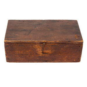 Workbox, Lid Signed JD Locke, Pewter Smith, New York City, Active 1835-1860 Inventory Thumbnail