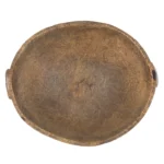 1120-163_5_Burl Bowl, Handled, Elliptical, c1800