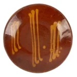 1120-177_1_Redware Plate, 19th C
