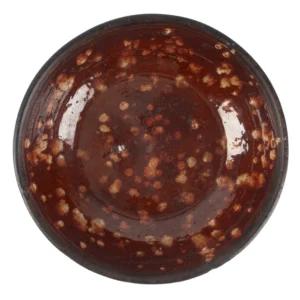 19th Century Slip Decorated Redware Plate, Spotted Inventory Thumbnail