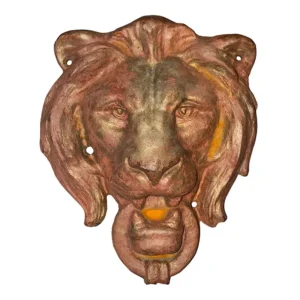 Cast Iron Lion Head, Architectural Decorative Plaque Inventory Thumbnail