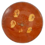1344-122_1_Redware-Plate,-Slip-Decorated,-Bergen-Cnty