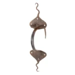 1345-51_1_Large-Serpent-Door-Latch,-Plumb-Brown,-c1850
