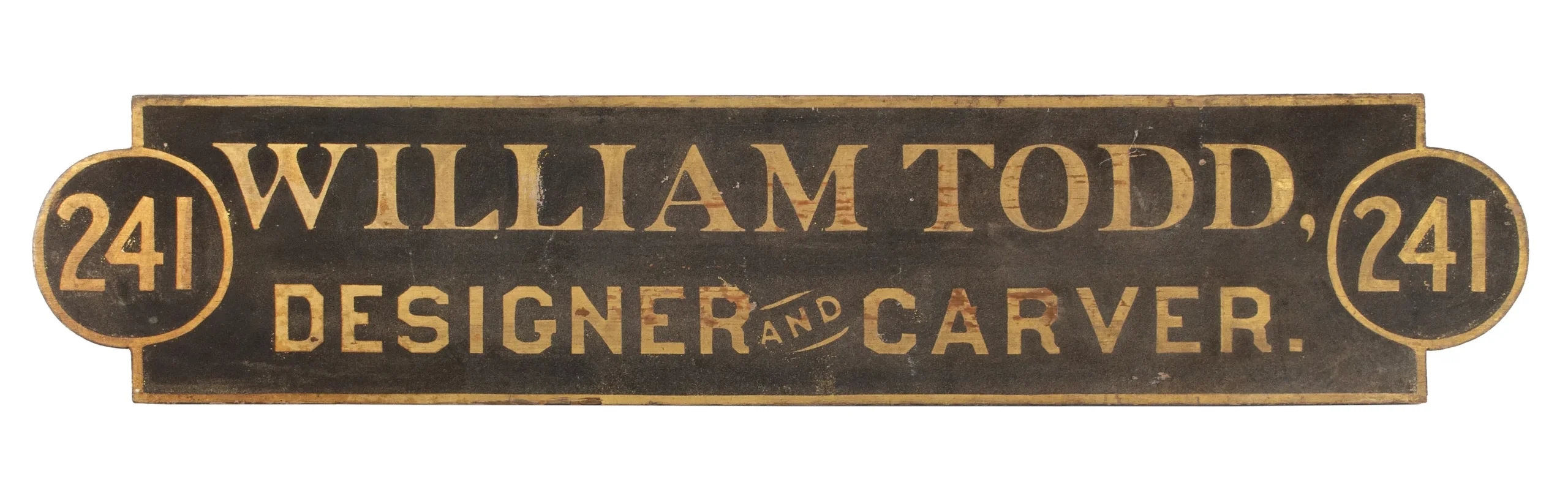 Trade Sign – WILLIAM TODD – DESIGNER and CAVER