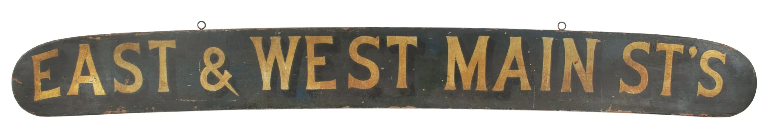 Two-Sided Hanging Street Name Sign
