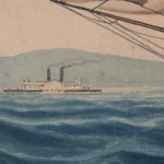 532-201_3_Watercolor Masted Ship, American