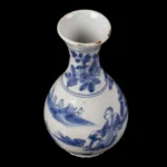 843-596_3_Delftware Vase, 17th C, English, Chinese Decoration