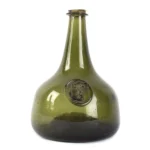 843-672_1_Seal Bottle, English Black Glass