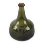 843-672_4_Seal Bottle, English Black Glass