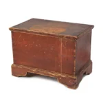 1008-110_3_Red-Miniature-Blanket-Chest,-1780-1800