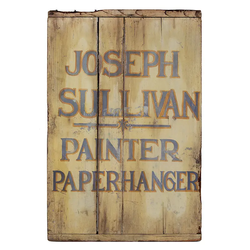 Trade Sign, Joseph Sullivan – Painter – Paperhanger