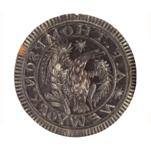 A Carved Butter Print with Owner’s Name, A.E. THOMPSON / NEW YORK Inventory Thumbnail