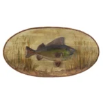 346-88_1_Wooden Fish Plaque