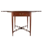 621-178_3_Pembroke Table, Pierced Stretcher