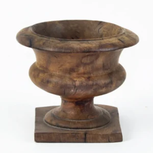 Classically Styled Burl Urn, Treen Master Salt Inventory Thumbnail