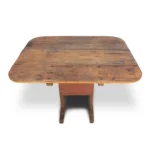 1256-153_4_Red-Painted-Shoe-Foot-Hutch-Table