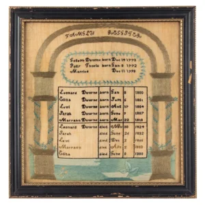 Downe Family Register, Worcester and Fitchburg, Massachusetts Inventory Thumbnail