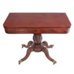 1079-85_2_Games-Table,-TImothy-Hunt,-Classical-Revival-Mahogany-Pivotal-Top