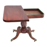 1079-85_4_Games-Table,-TImothy-Hunt,-Classical-Revival-Mahogany-Pivotal-Top