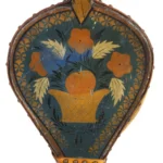 1255-88_4_Bellows, Paint Decorated, Restored Leather