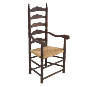 Armchair, Ladderback, Scalloped Rails, Original Surface Inventory Thumbnail