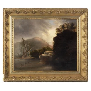 Thomas Doughty (Attributed), Mountain Lake, Men Fishing Inventory Thumbnail