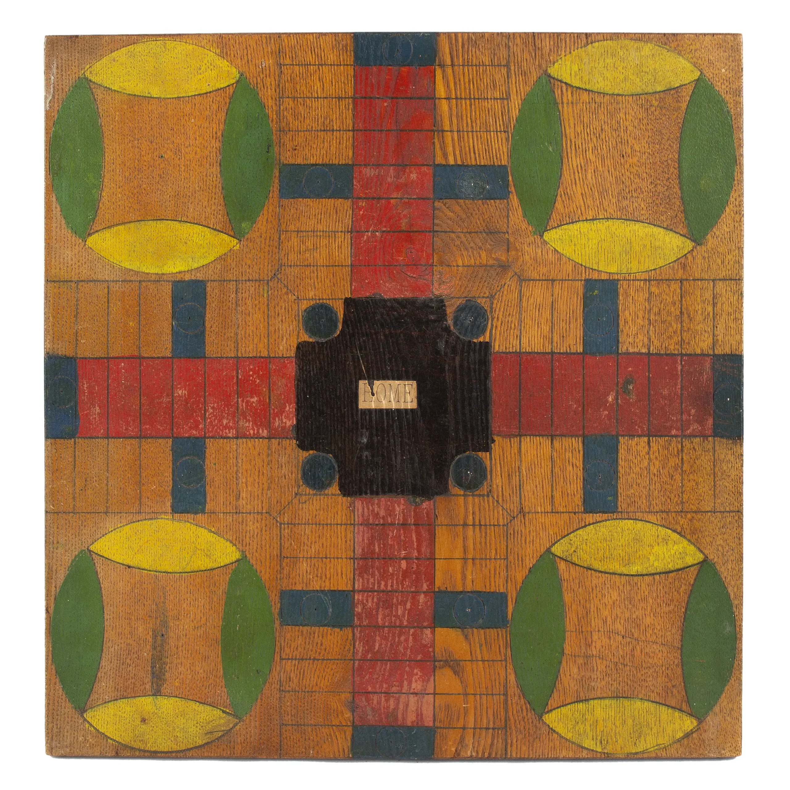 Painted Gameboard, Parcheesi Board