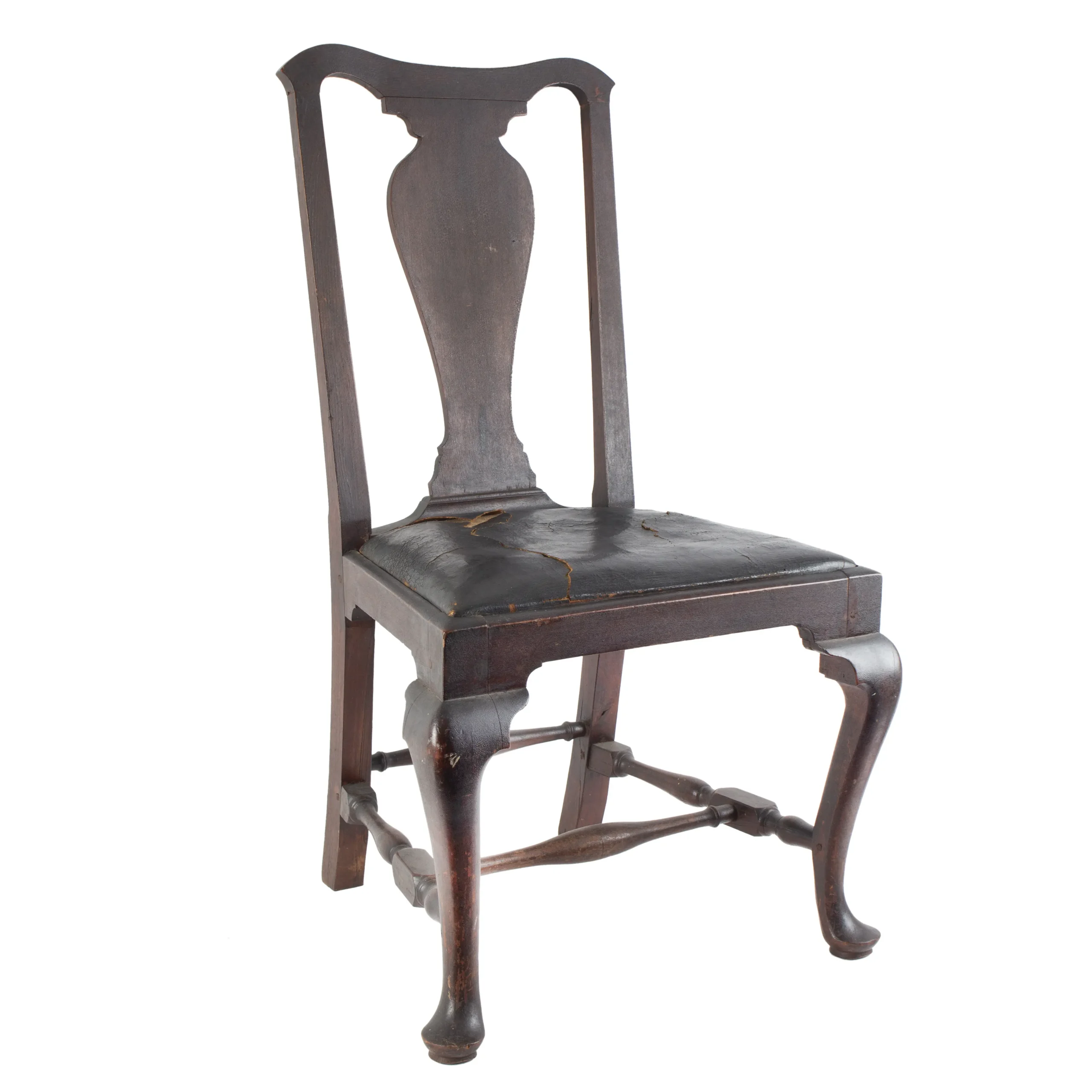 Newport, Rhode Island Queen Anne Side Chair, Original Condition