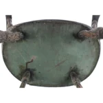 1563-4_7_Sackback Windsor Armchair, Black over Green, RI