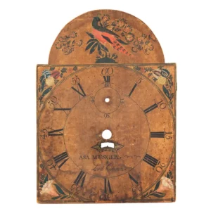 Asa Munger (1778-1851) Painted Clock Dial Face, Painted on Paper Inventory Thumbnail