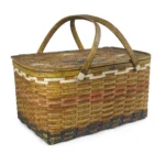 290-143_1_Picnic Basket, Large, Painted