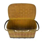 290-143_5_Picnic Basket, Large, Painted
