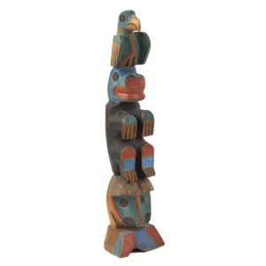 Nootka Totem Pole in Fine Original Paint Inventory Thumbnail