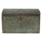 745-438_1_Dometop Trunk, Carved and Initialed RC