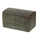745-438_3_Dometop Trunk, Carved and Initialed RC