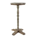 745-468_2_Candlestand,-X-Base,-Blue-Gray-with-Turned-Standard