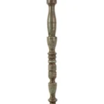 745-468_5_Candlestand,-X-Base,-Blue-Gray-with-Turned-Standard