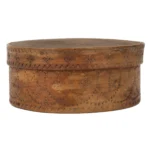 879-241_5_Round Wooden Box, Hearts & Initials