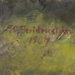 1255-62_4_Oil-on-Board,-Early-Church,-Signed-&-Dated