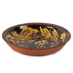 1344-202_2_Redware-Pie-Plate,-Decorated