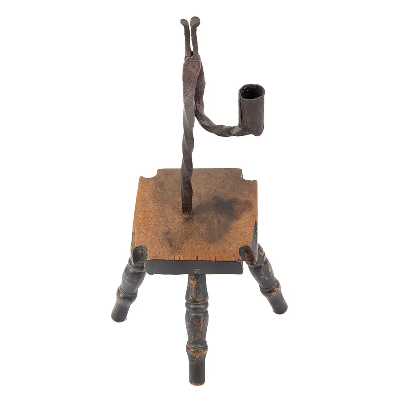 Rushnip Holder on Painted Beech Stool