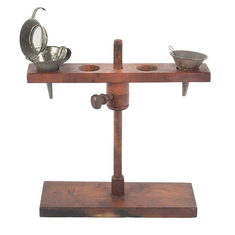 Shaker Funnel Stand for Straining Medicine, with Shaker Made Funnels
