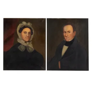 Zedekia Belknap, Pair of Portraits, Man & Woman Inventory Thumbnail