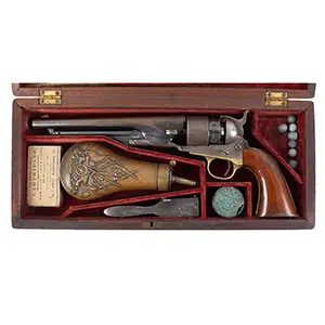 Fine Cased Colt Model 1860 Army Percussion Revolver with Full Complement of Accessories Inventory Thumbnail